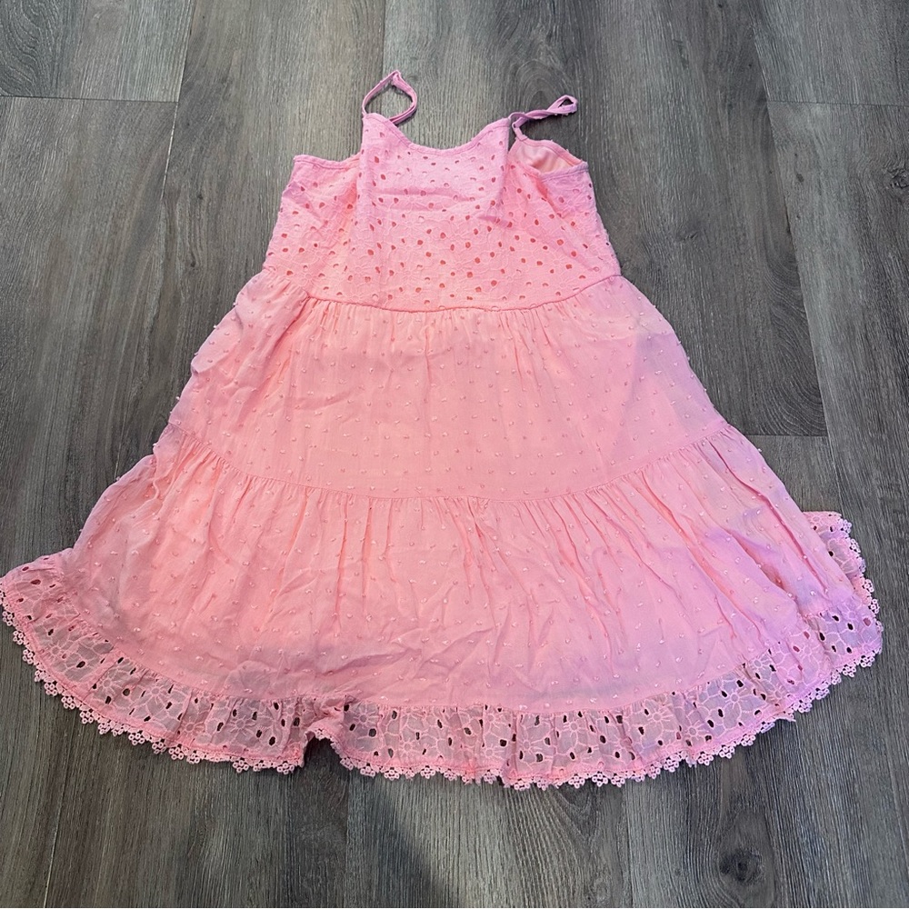 Art class girls pink mini dress